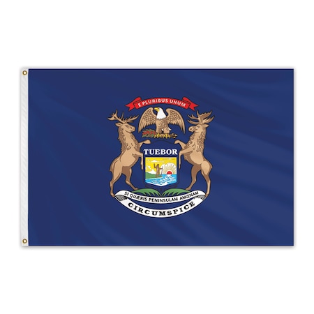 Michigan Outdoor Nylon Flag 4'x6'